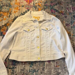 Michael Kors White Jean Jacket